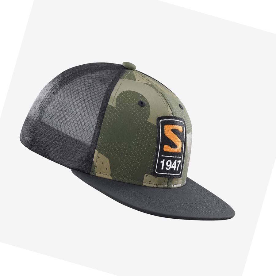 Sombreros Salomon TRUCKER Hombre Verdes | MX 2972UZG